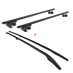 Porsche Cayenne Roof Rack - Omac - 5801933B + 96539751OMCB - Black - '03-'10